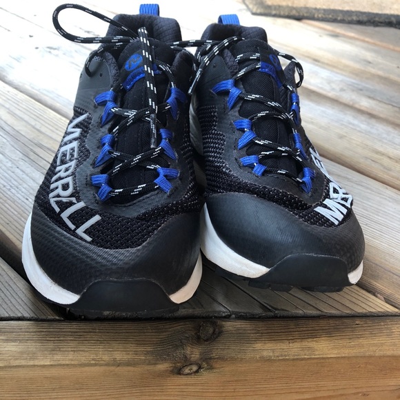Women's Merrell MTL Long Sky Trail Running Shoe Black Dazzle Size 9.5 Blue - Picture 9 of 15
